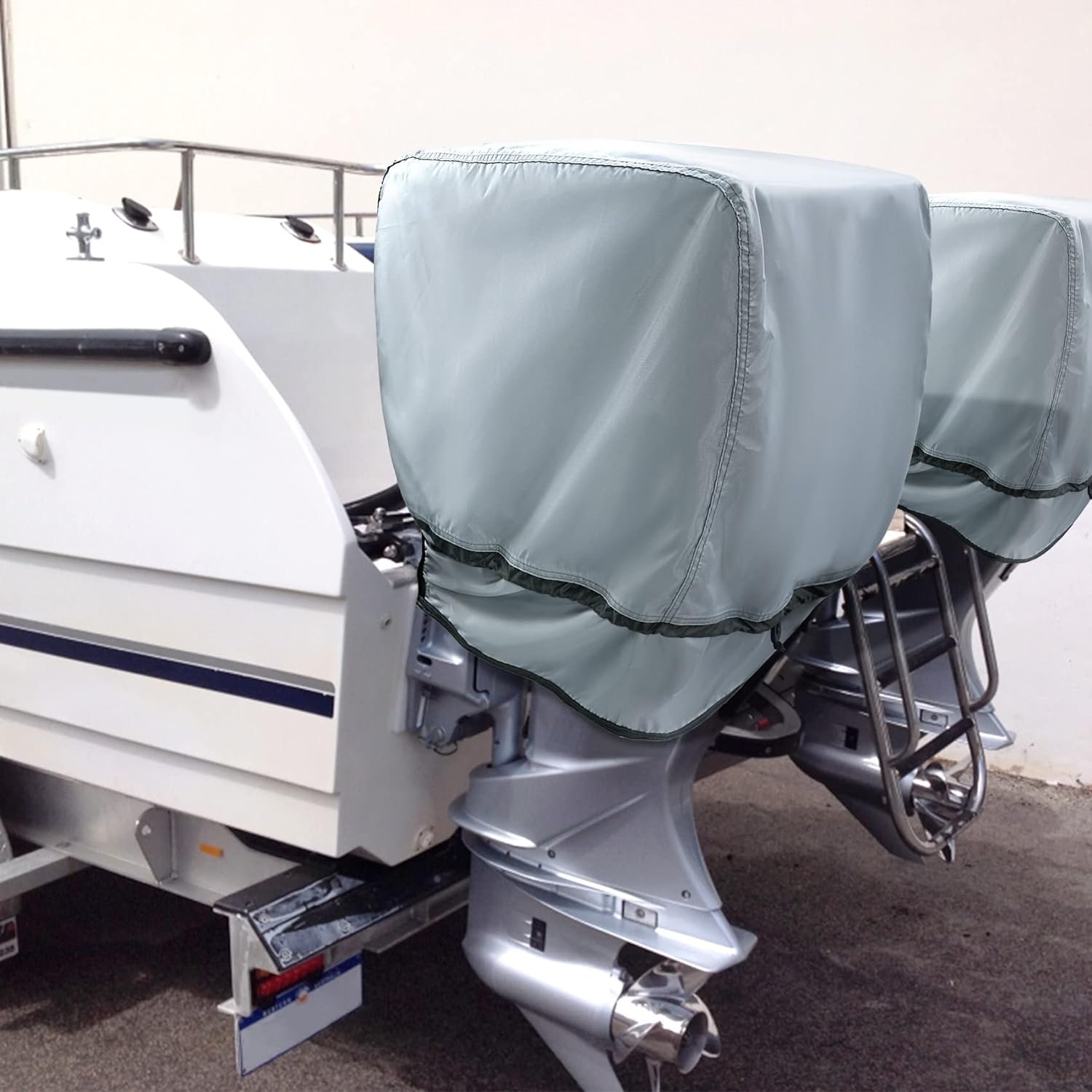 Outboard Motor Cover Mercury 6 hp with Heavy Duty Oxford Fabric Marine Outboard Cover Boat Motor Engine Cover